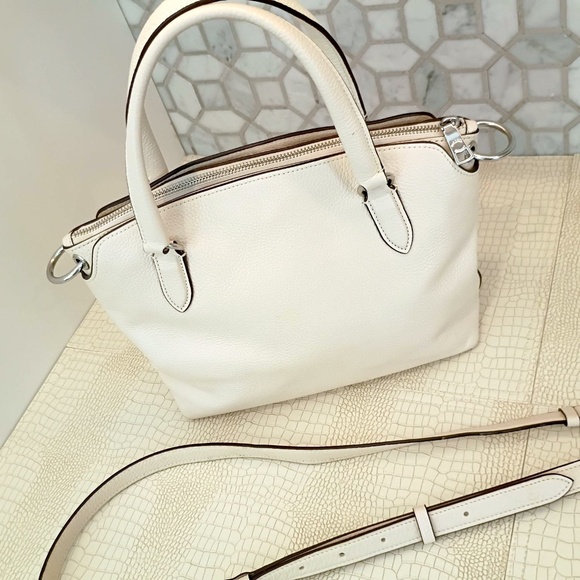 Rare New (Cream/Beige) Coach Remi Satchel No. A2381-1317 - Picture 10 of 14